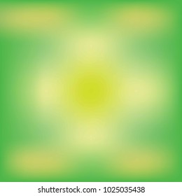 Top view abstract color green and yellow background.
