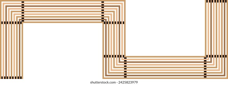 Vista superior de un banco para los planos del paisaje arquitectónico. Diseño de séquito. Vector.