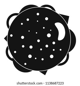 Top view burger icon. Simple illustration of top view burger vector icon for web design isolated on white background