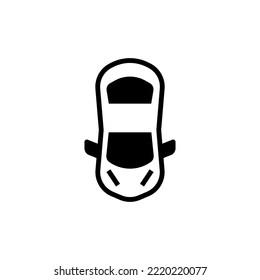  Top view car icon set vector collection