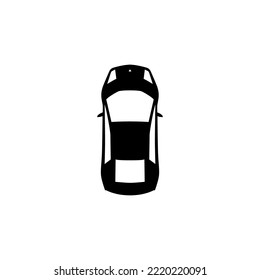  Top view car icon set vector collection