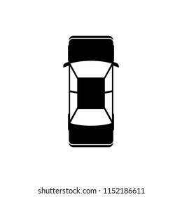 Top view car vector icon