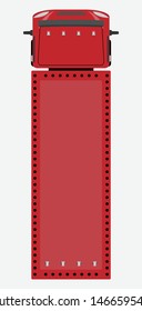 Top view of Cargo Truck  Vector