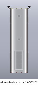 Top  view of  city bus Vector Illustration