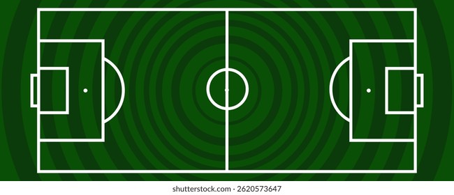 Top view of the football field eps 10		
