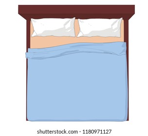 Double Bed Top View Stock Vectors, Images & Vector Art | Shutterstock