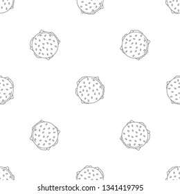 Top view hamburger pattern seamless vector repeat geometric for any web design