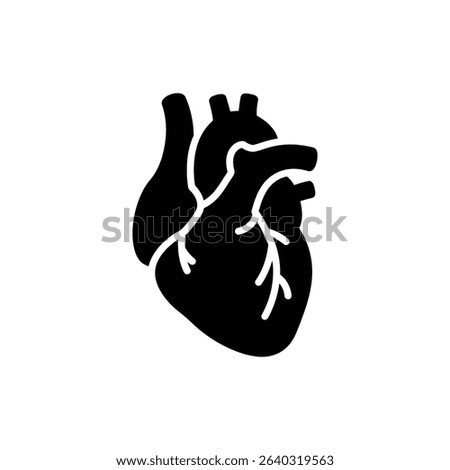 Top View of Heart Atrium Chamber Medical Image