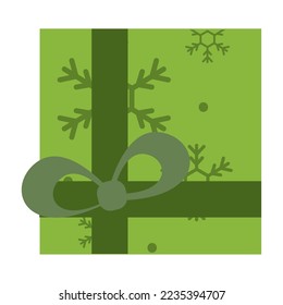 Vista superior de un vector de navidad aislado