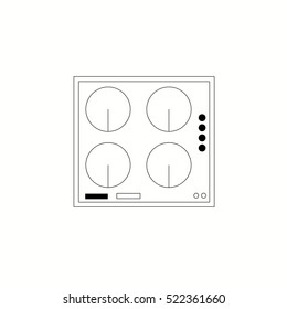 Top view, kitchen elements ,furniture symbols used in architecture plans icons set, graphic design elements.