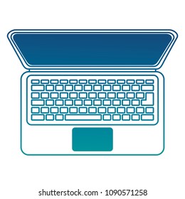 top view laptop digital keyboard technology