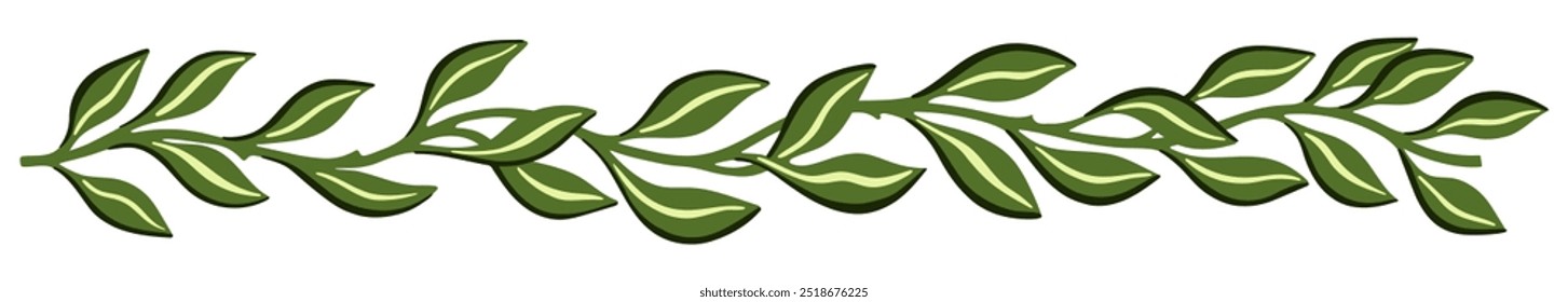 The top view leaves a border for architectural floor plans. Entourage design. Vector.