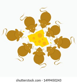 169 Mouse animal top view Stock Illustrations, Images & Vectors ...