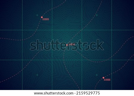 Similar – Image, Stock Photo Mountain range in deep sunset red