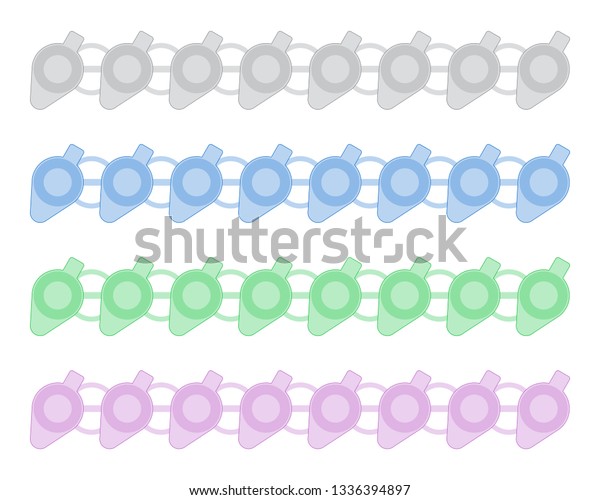 Top View Pcr Tubes Strips Illustration Stock Vector (Royalty Free ...