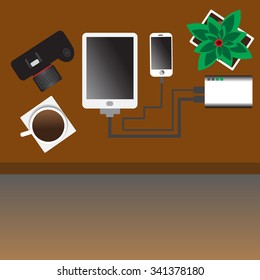top view phone