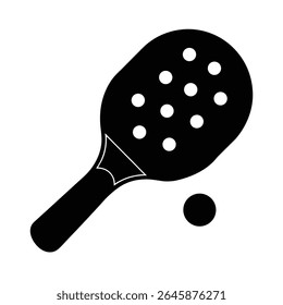 top view of a pickleball vector silhouette