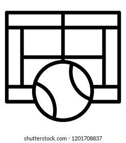 Top view of playground with ball