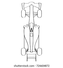 Car outline from above Images, Stock Photos & Vectors | Shutterstock