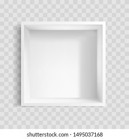 Top View Realistic Paper Packaging Box Mockup