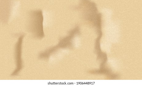 Vista superior del fondo de la playa de arena. luz del día con sombra. Ilustración vectorial para diseño gráfico o fondo