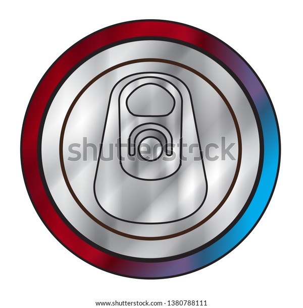 Top View Soda Can Ring Pull Stock Vector (Royalty Free) 1380788111