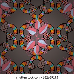 Top view, soft color style. Floral composition, hand painted, delicate template. Stylish invitation for valentines day and greeting card concept. Scenic flower pattern on colored background.