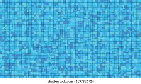 Top view of swimming pool background.Trendy Design Template for Summer.Vector illustration EPS10