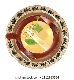 top view tea cup teabag leaf beverage