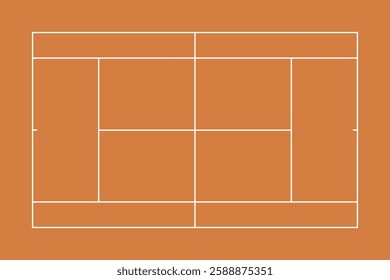 top view tennis court, tactical board