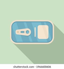Icono de la barra de herramientas de la vista superior. Ilustración plana del estaño de vista superior puede ser un icono vector para el diseño web