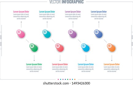 top view tower infographic. bird's eye information template