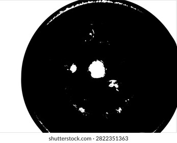 Top view vector illustration of steamed sweet potatoes in a bowl in high contrast black stencil silhouette isolated on white background.