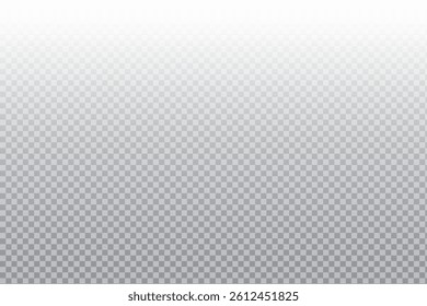 Top white gradient. Bottom dark blend. Transparent light shading. Vector transition effect.