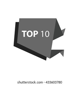 top10 Text in Label black color