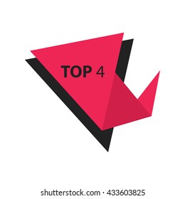 top4 Text in Label   black, pink
