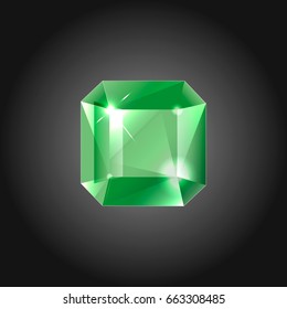 Topaz gem - vector illustration