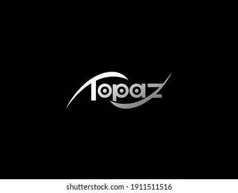 Topaz Logo Unique Typographic Design