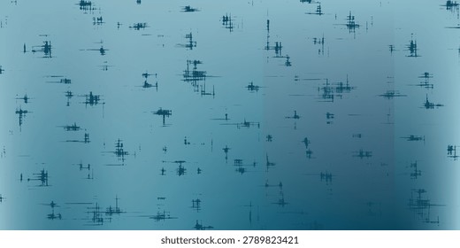 Top-down perspective showing many small boats scattered across a calm water surface