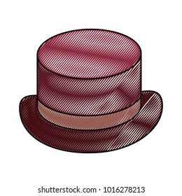 tophat vector illustration