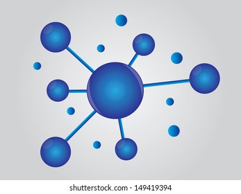 Topic diagram on white background