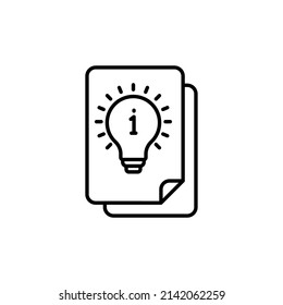 Topic icon in vector. logotype