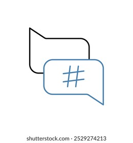 Icono de línea de concepto de temas. Ilustración de elementos simples. Concepto de diseño de símbolos de contorno.