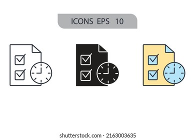 topics icons  symbol vector elements for infographic web