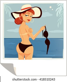 White Bikini Beach Girls Topless - ImÃ¡genes, fotos de stock y vectores sobre Naked Beach Girl ...