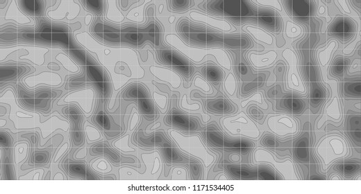 Topographic abstract background map contour . Vector illustration.
