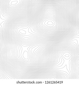 Topographic abstract contour map  background. Elevation map. Hollow curved outline. Topological map vector.Geography and topography vector illustration plan.