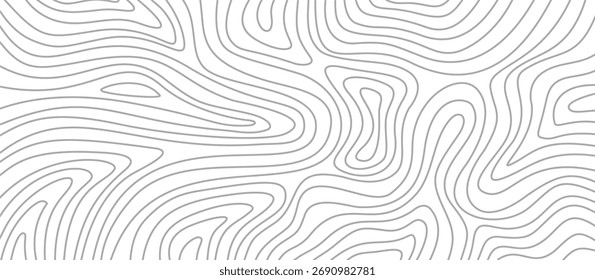 plano de fundo de contorno topográfico. plano de fundo de linhas de contorno. plano de fundo ondulado abstrato. Plano de fundo do contorno do mapa topográfico.