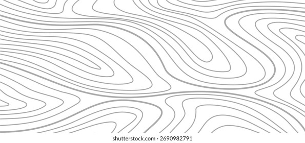 plano de fundo de contorno topográfico. plano de fundo de linhas de contorno. plano de fundo ondulado abstrato. Plano de fundo do contorno do mapa topográfico.