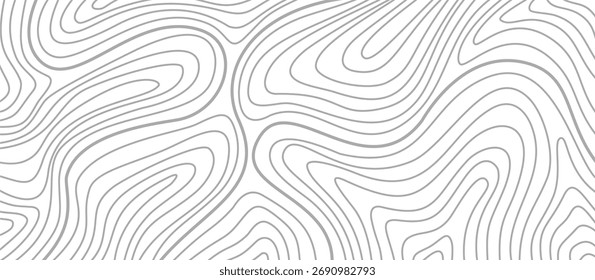 plano de fundo de contorno topográfico. plano de fundo de linhas de contorno. plano de fundo ondulado abstrato. Plano de fundo do contorno do mapa topográfico.